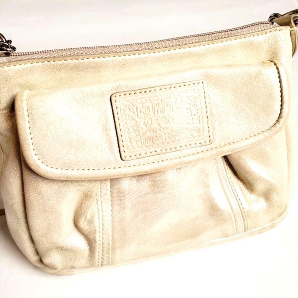 Coach Vintage Poppy Metallic Crossbody Bag